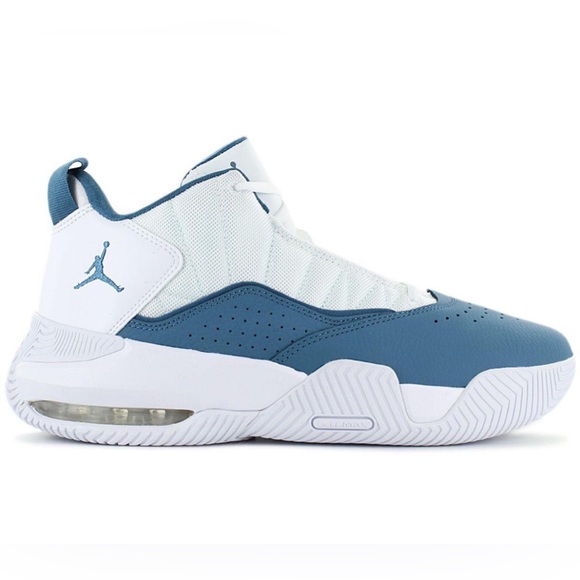 JORDAN *AUTHENTIC* Stay Loyal - Men Basketball Shoes White-Blue ORIGINAL SIZE 10 - Picture 1 of 13